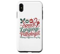 Speech Therapy Christmas Speech Therapist Carcasa para iPhone XS MAX