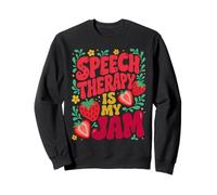 Speech Therapy is My Jam Boho Floral | SLP Speech Therapist Sudadera