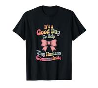 Speech Therapy SLP Help Tiny People Communicate Coquette Camiseta