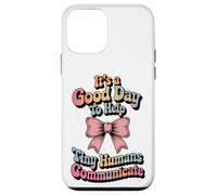 Speech Therapy SLP Help Tiny People Communicate Coquette Carcasa para iPhone 12 Mini