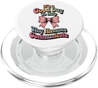 Speech Therapy SLP Help Tiny People Communicate Coquette PopSockets PopGrip para MagSafe