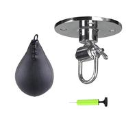 Speed Bag - de boxeo, equipo de boxeo de pera, de boxeo, equipo de entrenamiento con hebilla giratoria, sacos de boxeo inflables, kit de golpeo, ideal para adolescentes, adultos, gimnasio