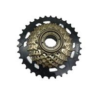 Speed Cassette MF-TZ500-7 Cassette 7 Speed Bicycle MTB Cassette de Piñones | Soporte de cesta de cubo de embrague 14-28T 14-32T TZ500-7 Freewheel Road Cycling Extractor de volante magnético