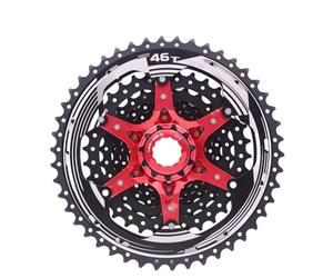 Speed Cassette SunRace CSMS3/CSMX3 Wide Ratio Cassette Cassette de Piñones | Soporte de cesta de cubo de embrague 11-46T 11-51T /11-51T 10 Speed MTB 10 Speed Extractor de volante magnético