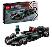 LEGO Speed Champions Coche de Carreras Mercedes-AMG F1 W15 de Juguete, Maqueta de Construcción de Vehículo de Fórmula 1 y Minifigura de Piloto Coleccionable, Regalo para Niños de 10 Años o Más 77244