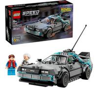 LEGO Speed Champions Máquina del Tiempo de Regreso al Futuro - Maqueta de Coche de Juguete con Minifiguras de Marty McFly y Doc Brown - Regalo para Niños y Niñas de 9+ Años y Fans de la Película 77256