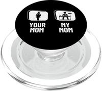 Speed Cuber Tu mamá, mi mamá, Hija, Hijo, Divertido Speed Cubing PopSockets PopGrip para MagSafe