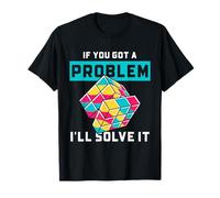 Speed Cubing Funny Problem Solver Puzzle Cita Arte Camiseta