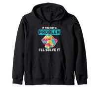 Speed Cubing Funny Problem Solver Puzzle Cita Arte Sudadera con Capucha