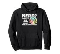 Speed Cubing Nerd Humor Puzzle Cube Diseño Gráfico Sudadera con Capucha