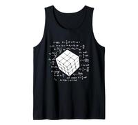 Speed Cubing Stem Fórmula matemática Puzzle Cube Design Camiseta sin Mangas