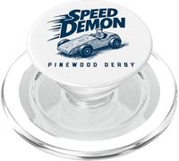Speed Demon! Funny Pinewood Derby Retro Cub Scouts PopSockets PopGrip para MagSafe
