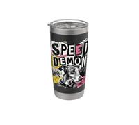 Speed Demon Italian Greyhound Whippet Sighthound Dog Vaso térmico de acero inoxidable de doble pared