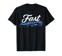 Speed Fast Exotic Car Guy, Race Car Turbo para niños y Hombres Camiseta