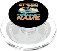 Speed Is My Middle Name Conduciendo Corredor de Adrenalina PopSockets PopGrip para MagSafe