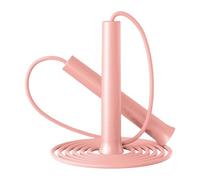 Speed Jump Rope, Adjustable Training Tool, 9.45 Inches 3 Meter PVC Cord with Comfortable Pp Grip, Jumping Exercise Tool for Adults Beginners Professionals, Pink or Black