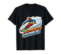 Speed Junkie Esquí Alpino Esquiador Adicto a la diversión Amante del esquí Camiseta