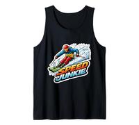 Speed Junkie Esquí Alpino Esquiador Adicto a la diversión Amante del esquí Camiseta sin Mangas