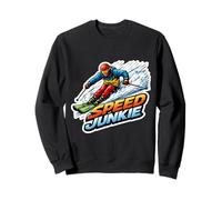 Speed Junkie Esquí Alpino Esquiador Adicto a la diversión Amante del esquí Sudadera