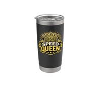 Speed Queen sobre ruedas Derby Quad Disco Patines Patinador Vaso térmico de acero inoxidable de doble pared