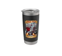 Speed Shop Hot Rods & Muscle Cars Servicio de piezas Retro Vaso térmico de acero inoxidable de doble pared