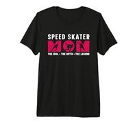 Speed Skater Mom The Idol Speed Skating Lover Patinador de Velocidad Camiseta Premium