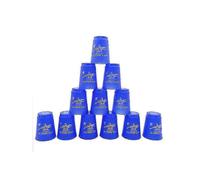 Speed Stacking Official Set - 12 Cups for Fast-Paced Training & Travel Games