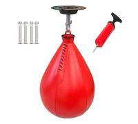 Speedbag Boxing Set, Dangling Pear Shaped Speed Bag, Boxing Training Ball, Portable Swivel Ball for Gym, Reusable Boxing Ball for Men and Women, Perfect for Fitness and Training