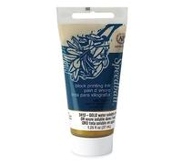 Speedball Art Products Block - Tinta de impresión Soluble Dorada, 1.25 onzas
