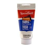 Speedball Art Products Company - Tinta para Tela, 2.5 oz, Blanco Mate