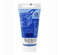 Speedball Art Products Tinta de impresión en bloque soluble en agua, azul, 1.25 onzas