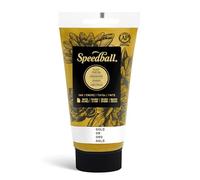 Speedball Art Products - Tinta Soluble en Agua de 75 CC, Color Dorado, Madera, 2.5 onzas