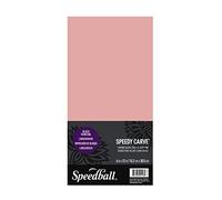 Speedball - Bloque de Tallado, Rosa, 6-Inch-by- 12-Inch
