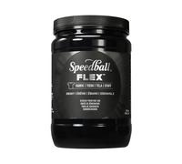 Speedball Flex - Tinta para serigrafía de tela, 32 onzas, ébano para camisetas y serigrafía