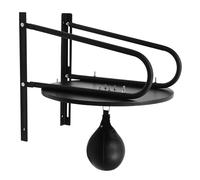 Speedball - Pelota de boxeo con soporte de pared, pera de entrenamiento, coordinación ojo-mano, altura ajustable, 30 cm, incluye cilindro inflable