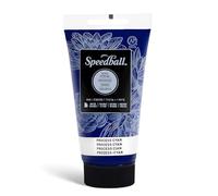 Speedball - Proceso de tinta soluble en agua para impresión de bloques, impresión de lino, serigrafía, para artistas (75 ml), color cian
