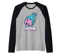 Speedball Retro Videojuego Futurista Balonmano Deporte Camiseta Manga Raglan