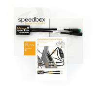 SpeedBox 3.1 Compatible con bicicletas eléctricas y motores especializados/chip de afinación/incl. SL y TCU+MasterMind/Velocidad ilimitada/Velocidad ajustable, Bluetooth, aplicación SpeedBox