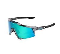 SPEEDCRAFT MLB - Lente de espejo de topacio azul auténtico, color gris translúcido pulido