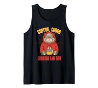 Speedcubing Coffee Cubes Conquer The Day Camiseta sin Mangas