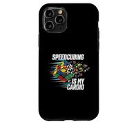 Speedcubing Is My Cardio Funny Cube Solver Design Carcasa para iPhone 11 Pro