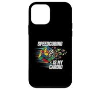 Speedcubing Is My Cardio Funny Cube Solver Design Carcasa para iPhone 12 Mini