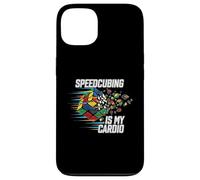Speedcubing Is My Cardio Funny Cube Solver Design Carcasa para iPhone 13