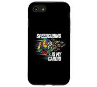 Speedcubing Is My Cardio Funny Cube Solver Design Carcasa para iPhone SE (2020) / 7/8