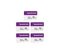 Speederlash Tarjeta de memoria de 32 GB, paquete de 5, medios de almacenamiento digital en blanco, memorias electrónicas