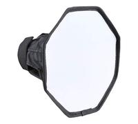 Speedlight Soft Box, Flash Diffuser, Camera Light Modifier, Soft Light Nylon Material, Octagonal Foldable Design, Photography Studio Use, 7.87 11.81 Inches, Black Color, 1 Piece