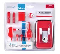 Speedlink 14in1 Paquete Funda Dura Cargador Vehículo Auriculares para Nintendo