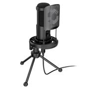 Speedlink Audis Pro Desktop Streaming Microphone - con trípode y Montura de amortiguación, Plug & Play, Negro
