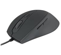 Speedlink AXON Ratón - silencioso y antibacteriano con conexión USB, negro