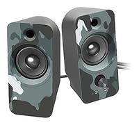 SPEEDLINK Daroc - Altavoz estéreo para PC, 6 W (RMS), diseño de Camuflaje, Color Azul